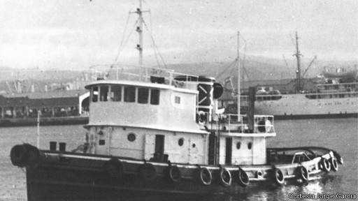 El remolcador 13 de marzo era una embarcación similar a esta.
